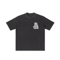 Vintage Wash Drop Shoulder T-shirt cloud design