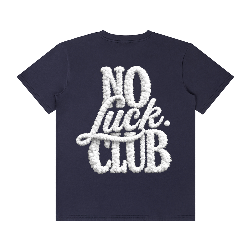 Unisex Classic Crew Neck Cotton T-Shirt with cloud design