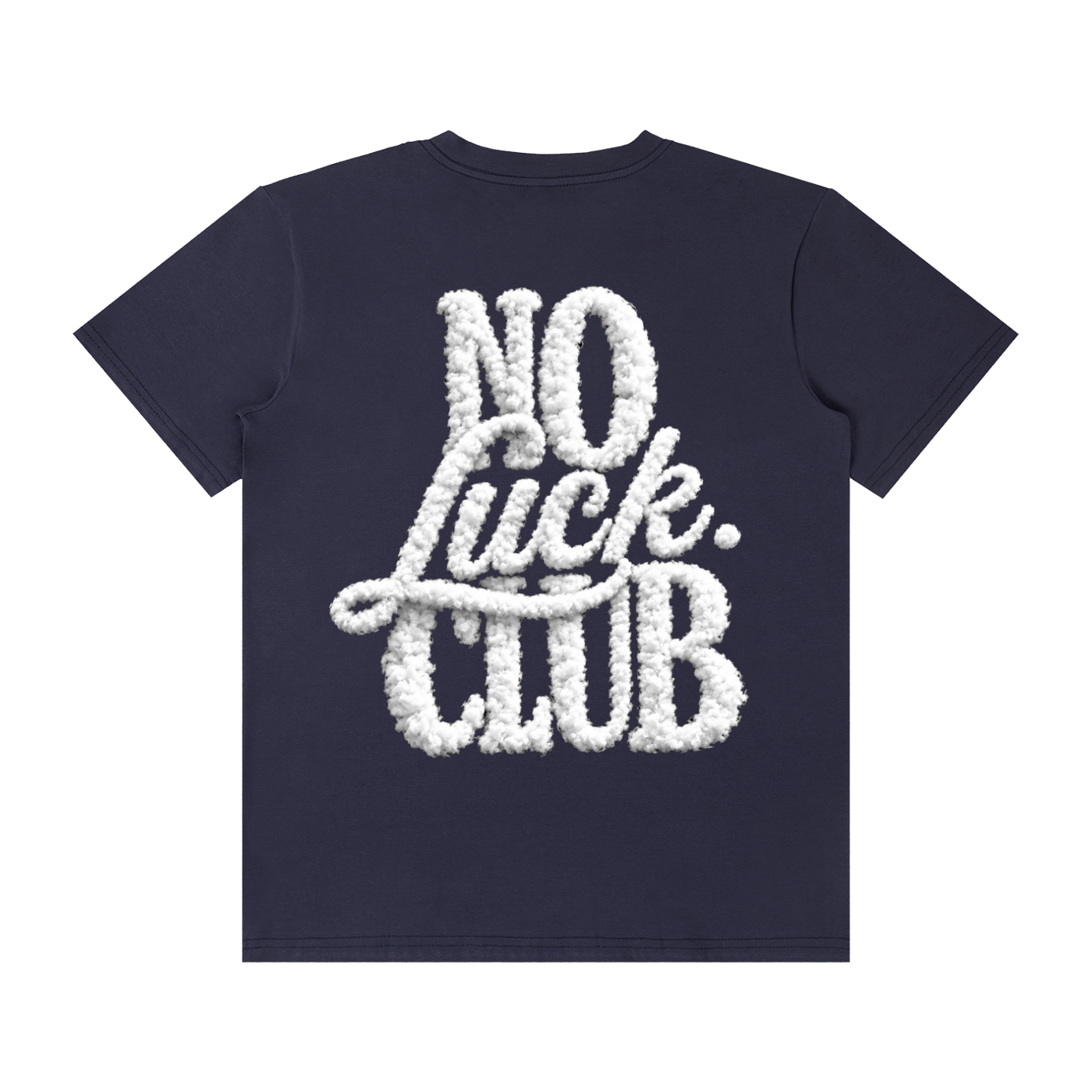 Unisex Classic Crew Neck Cotton T-Shirt with cloud design
