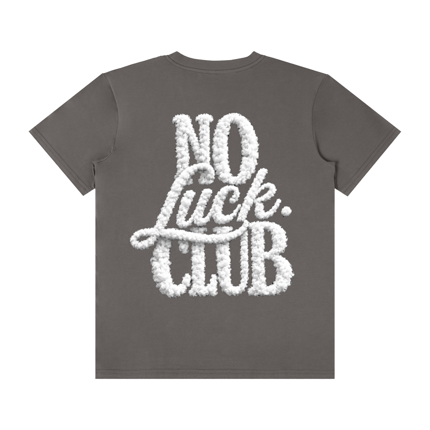 Unisex Classic Crew Neck Cotton T-Shirt with cloud design